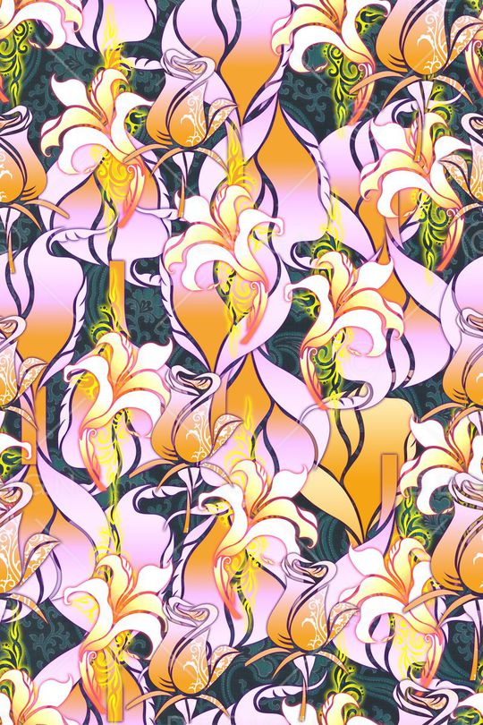 欧式印花华亿平台图片