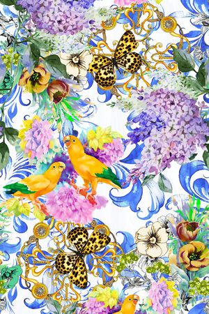 清新印花华亿平台图片