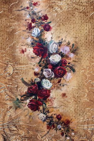 油画肌理印花华亿平台图片