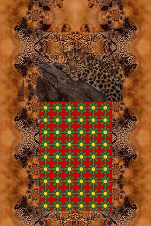 抽象印花华亿平台图片