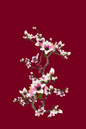 中国风印花华亿平台图片