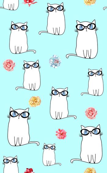 529035-小 猫  花卉