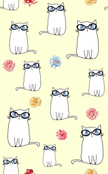 529036-小 猫  花卉