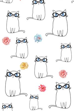 小猫印花华亿平台图片