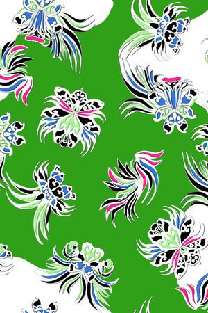 抽象元素印花华亿平台图片