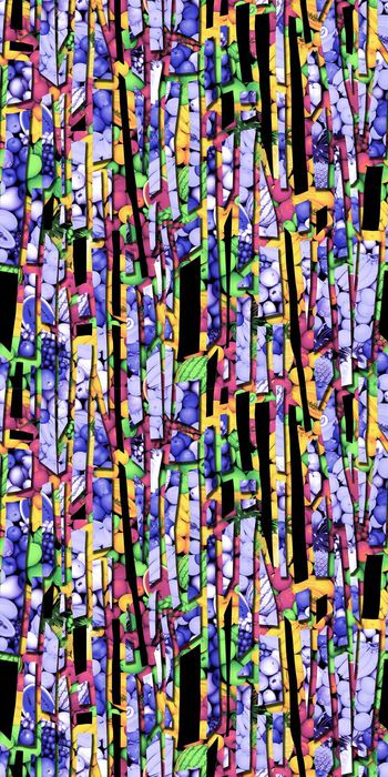 抽象 几何 水果印花华亿平台图片