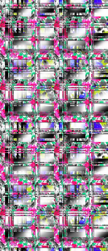 格子 花卉 几何印花华亿平台图片