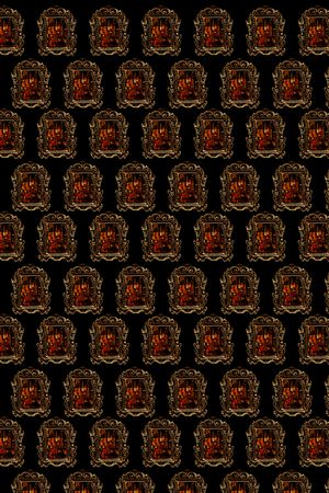 边框图案印花华亿平台图片