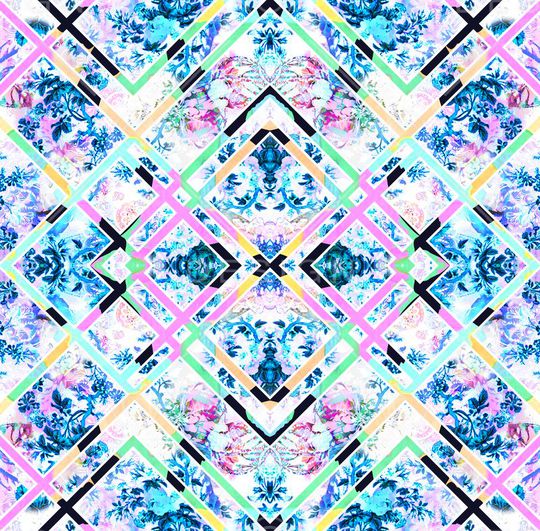 抽象印花华亿平台图片