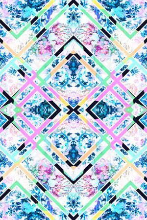 抽象印花华亿平台图片