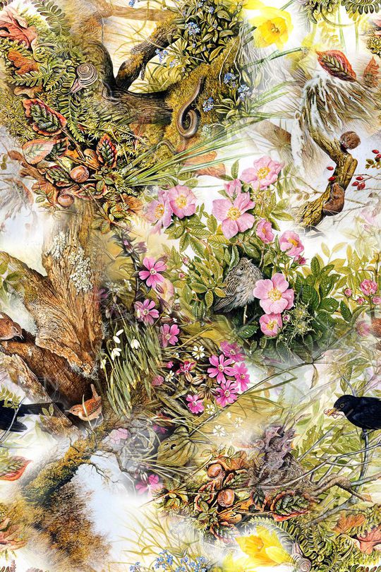 田园风印花华亿平台图片