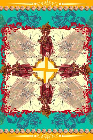 东方文化印花华亿平台图片