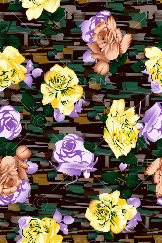 复古印花华亿平台图片