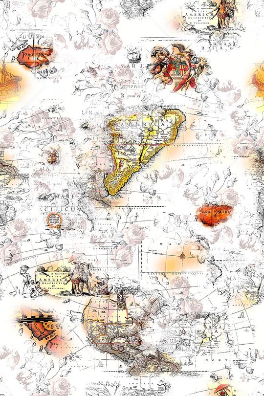 地图印花华亿平台图片