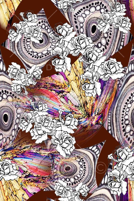 抽象大气印花华亿平台图片