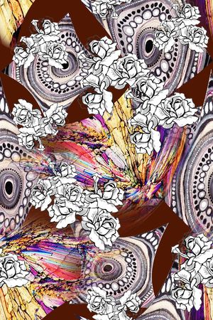 抽象大气印花华亿平台图片