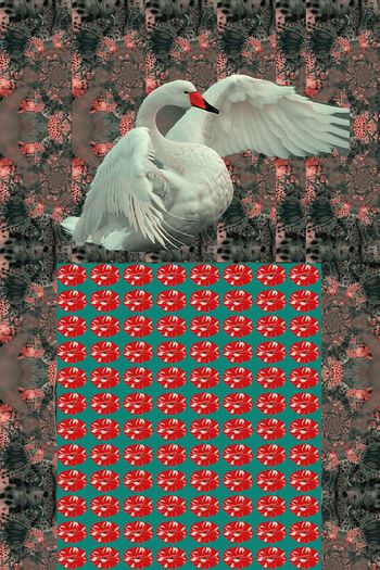 抽象印花华亿平台图片