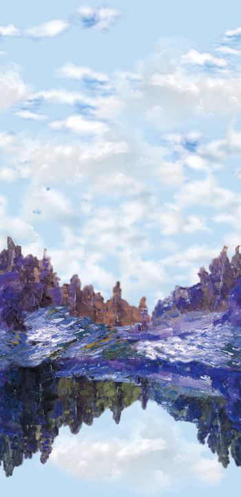 529224-原创时尚大牌风景 油画 定位华亿平台