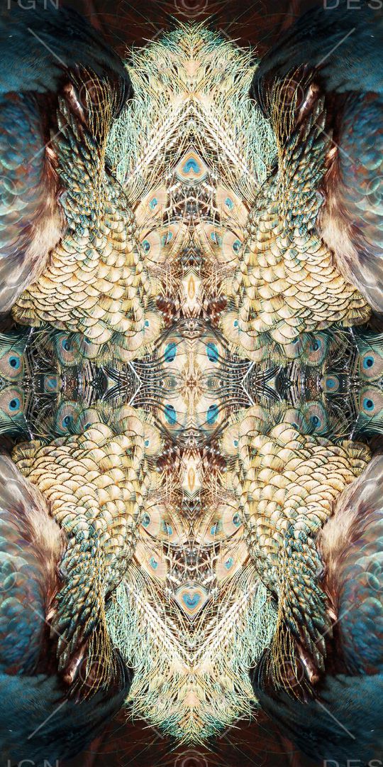 炫彩抽象印花华亿平台图片