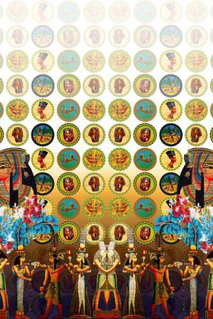 埃及艳后元素印花华亿平台图片