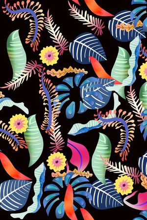 16春夏女装印花华亿平台图片