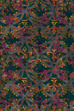 抽象机理印花华亿平台图片