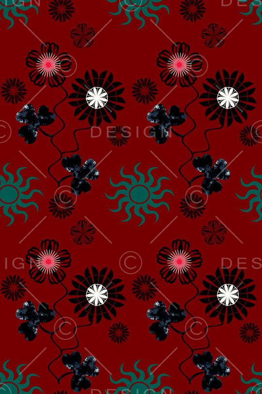 抽象印花华亿平台图片