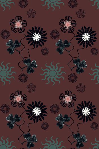 529357-时尚图案花朵