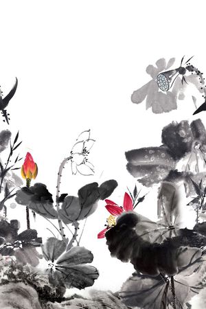 中国风印花华亿平台图片