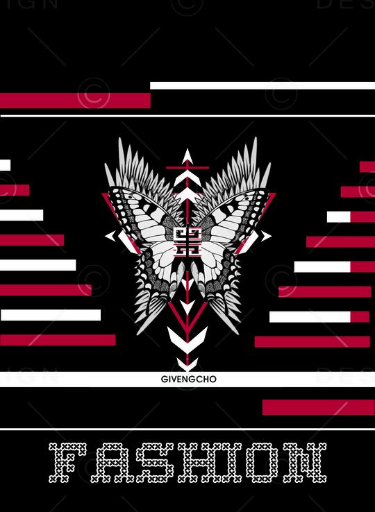 蝴蝶印花华亿平台图片