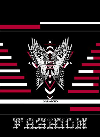 蝴蝶印花华亿平台图片