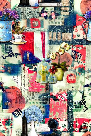 抽象印花华亿平台图片