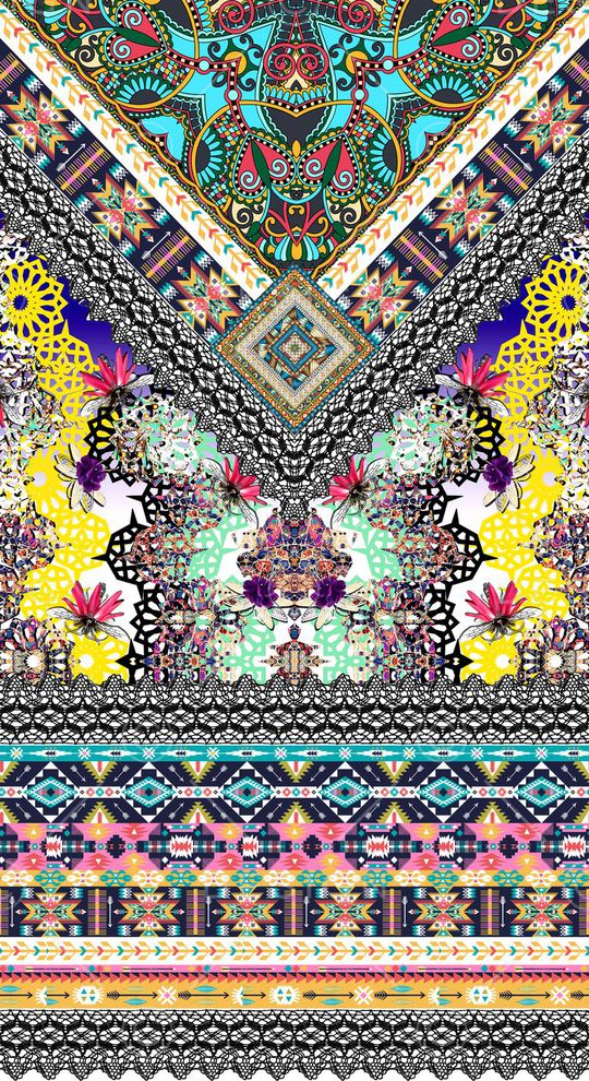 民族风印花华亿平台图片