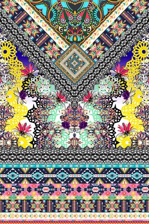 民族风印花华亿平台图片