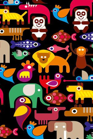 动物印花华亿平台图片