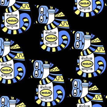 529479-2-15简约卡通抽象猫