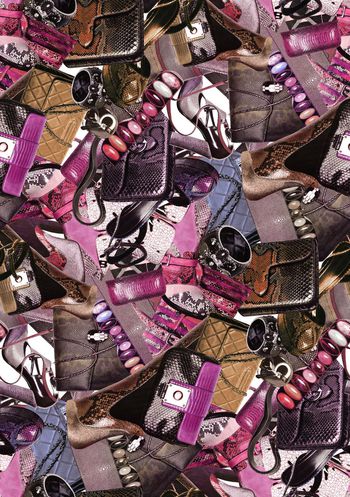 529498-时尚大牌 皮包组合 服装 家纺 沙