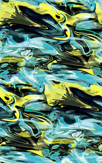 529512-抽象 波浪肌理纹理 男装 夹克 箱