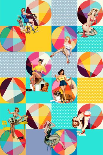 波点印花华亿平台图片