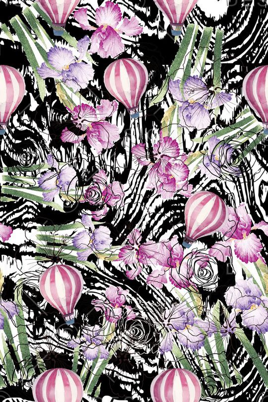 流行时尚印花华亿平台图片