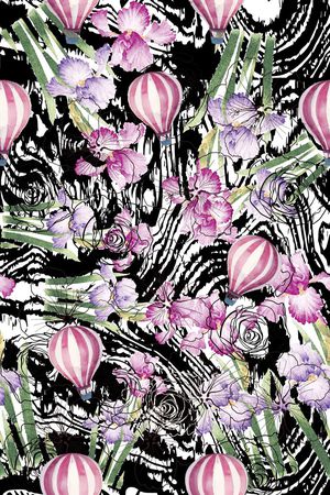 流行时尚印花华亿平台图片