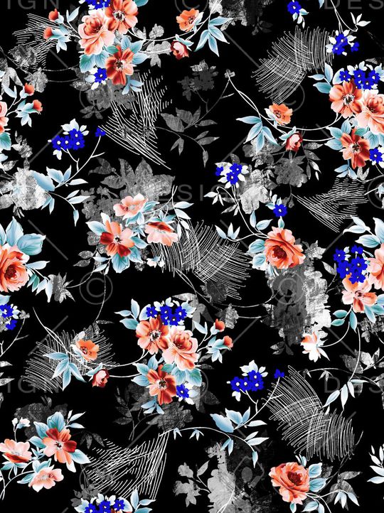 缠枝印花华亿平台图片