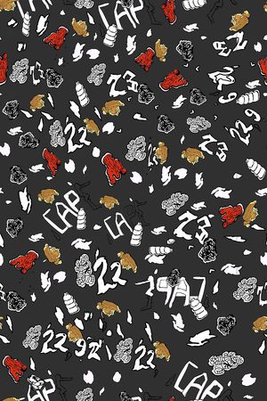 抽象印花华亿平台图片