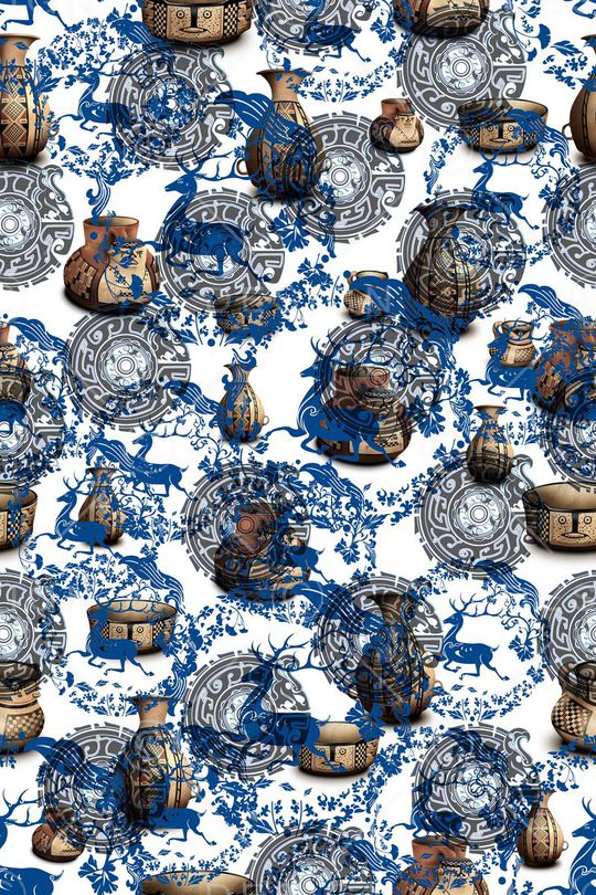 民族风印花华亿平台图片