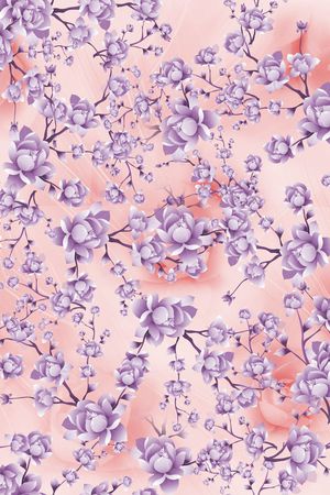 流行时尚 潮流 清爽 服装 家纺 丝巾印花华亿平台图片