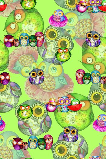 529766-l流行时尚可爱玩味猫头鹰