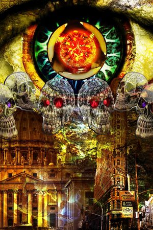 欧式建筑印花华亿平台图片