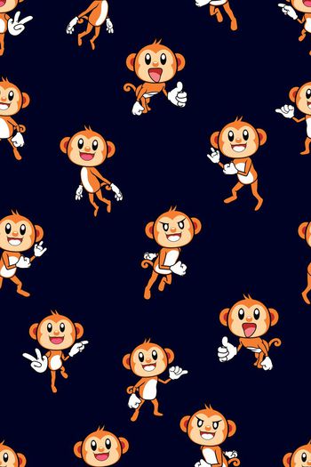 529943-可爱卡通猴子