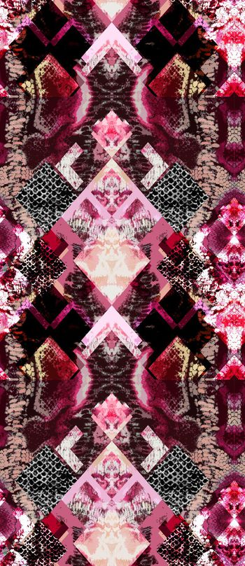 530139-数码定位印花几何豹纹蛇皮纹组合