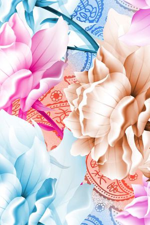 层次鲜明印花华亿平台图片